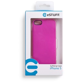 eSTUFF iPhone 5 SoftGrip Case - Pink